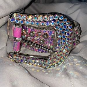 COPY - Pink B.B Simon belt size 32.